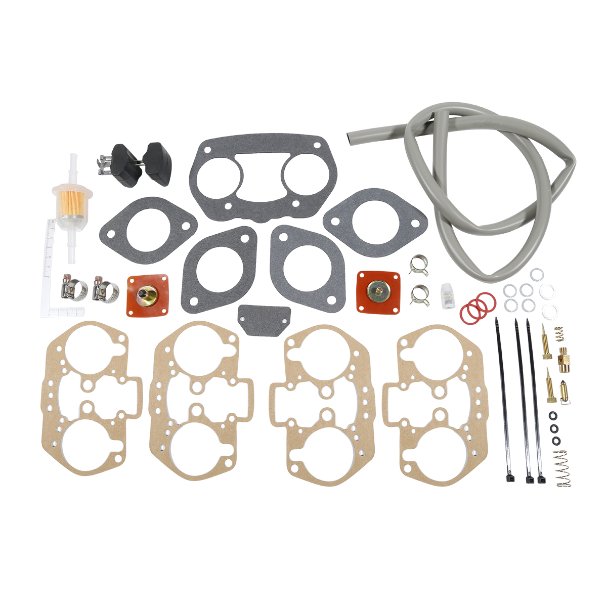 PAIR WEBER 40-44-48 IDF CARB REBUILD-OVERHAUL KITS WITH FLOAT HPMX 40-44
