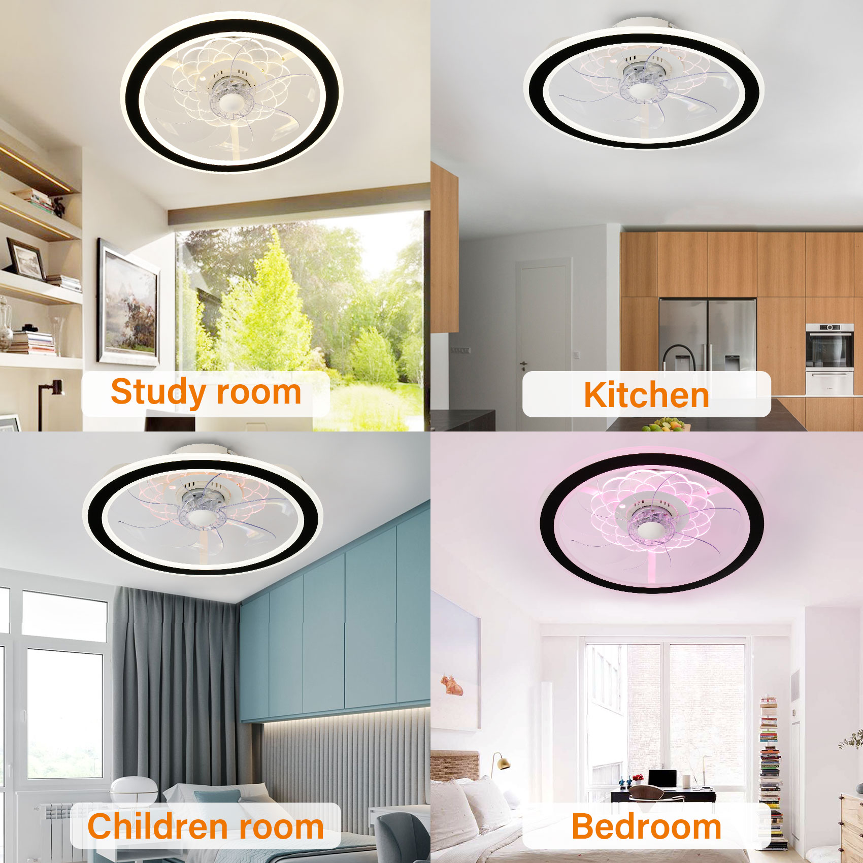 LED Fan Light Dining Room Living Room Bedroom LED with Electric Fan Light  Invisible Ceiling Fan with Lights (WH-VLL-24) - China WiFi Ceiling Fan and  LED Ceiling Fan Light price