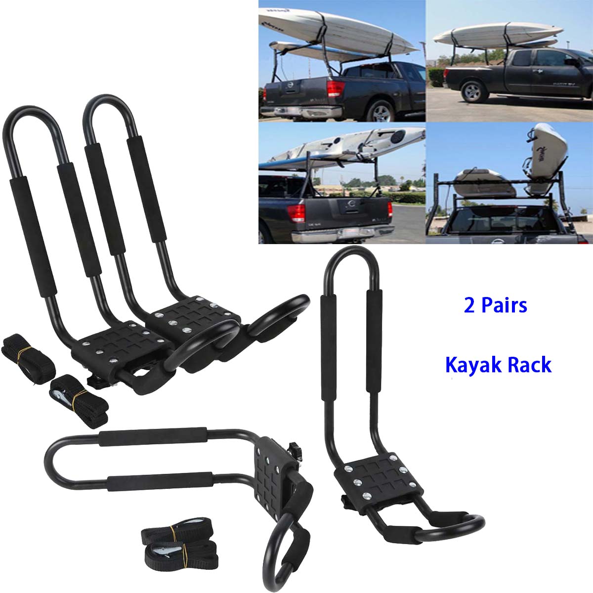 Kayak Roof Rack For Cars >> Details About 2 Pair Canoe Boat Kayak Roof Rack Car Suv Truck Top Mount Carrier J Cross Bar Us Kayak Roof Rack For Cars >> Details About 2 Pair Canoe Boat Kayak Roof Rack Car Suv Truck Top Mount Carrier J Cross Bar Us