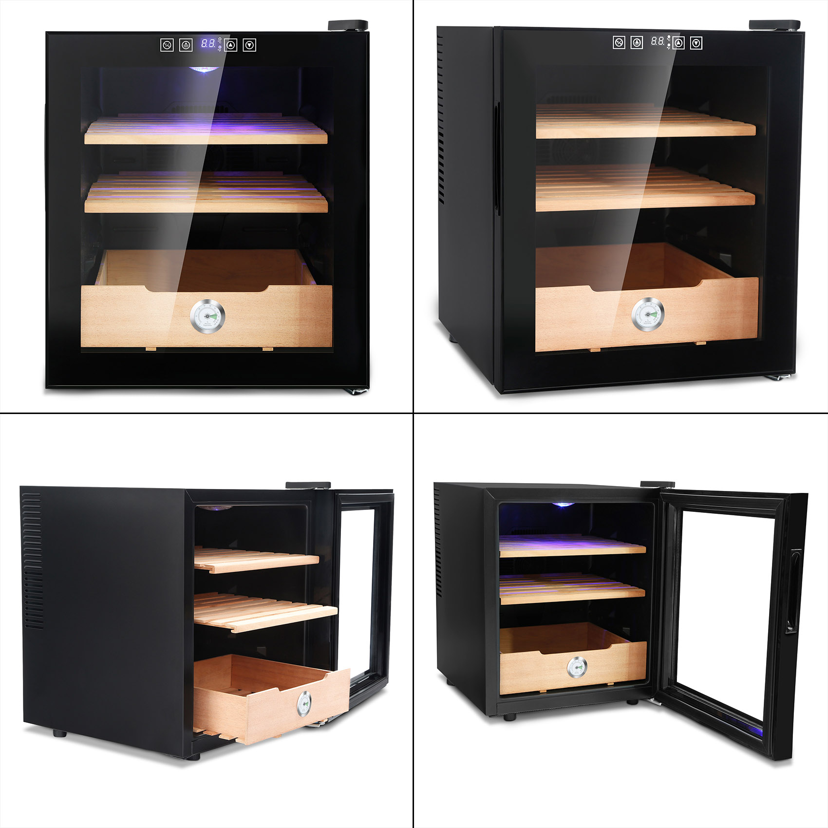 Desktop Vertical Display Humidor - Cigars International